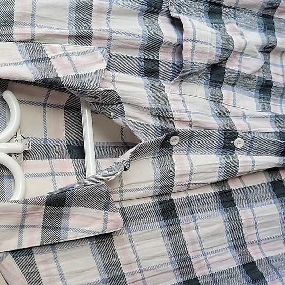 Madewell Rockfern Plaid Short Sleeve Shirt L - Picture 6 of 10